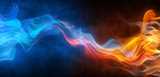 Artwork of flames